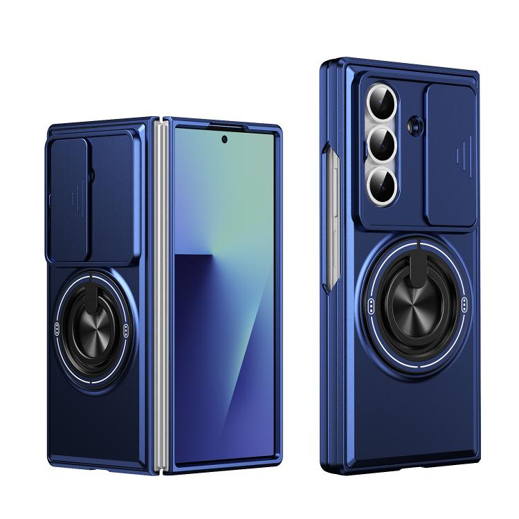 Lens Sliding Window Multifunctional Magnetic Shockproof Phone Case, For Galaxy Z Fold8 5G, For Samsung Galaxy Z Fold7 5G, For Galaxy Z Flip7 5G, For Galaxy Z Fold6 5G, For Galaxy Z Fold5 5G, For Galaxy Z Fold4 5G, For Galaxy Z Flip4 5G                 ...