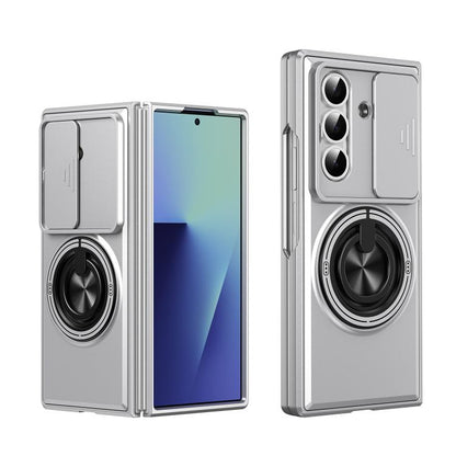 Lens Sliding Window Multifunctional Magnetic Shockproof Phone Case, For Galaxy Z Fold8 5G, For Samsung Galaxy Z Fold7 5G, For Galaxy Z Flip7 5G, For Galaxy Z Fold6 5G, For Galaxy Z Fold5 5G, For Galaxy Z Fold4 5G, For Galaxy Z Flip4 5G                 ...