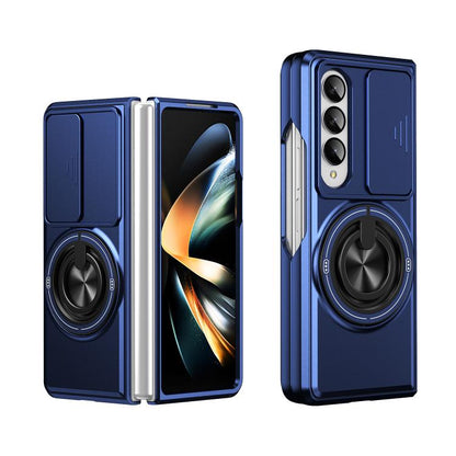 Lens Sliding Window Multifunctional Magnetic Shockproof Phone Case, For Galaxy Z Fold8 5G, For Samsung Galaxy Z Fold7 5G, For Galaxy Z Flip7 5G, For Galaxy Z Fold6 5G, For Galaxy Z Fold5 5G, For Galaxy Z Fold4 5G, For Galaxy Z Flip4 5G                 ...