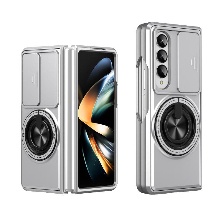 Lens Sliding Window Multifunctional Magnetic Shockproof Phone Case, For Galaxy Z Fold8 5G, For Samsung Galaxy Z Fold7 5G, For Galaxy Z Flip7 5G, For Galaxy Z Fold6 5G, For Galaxy Z Fold5 5G, For Galaxy Z Fold4 5G, For Galaxy Z Flip4 5G                 ...