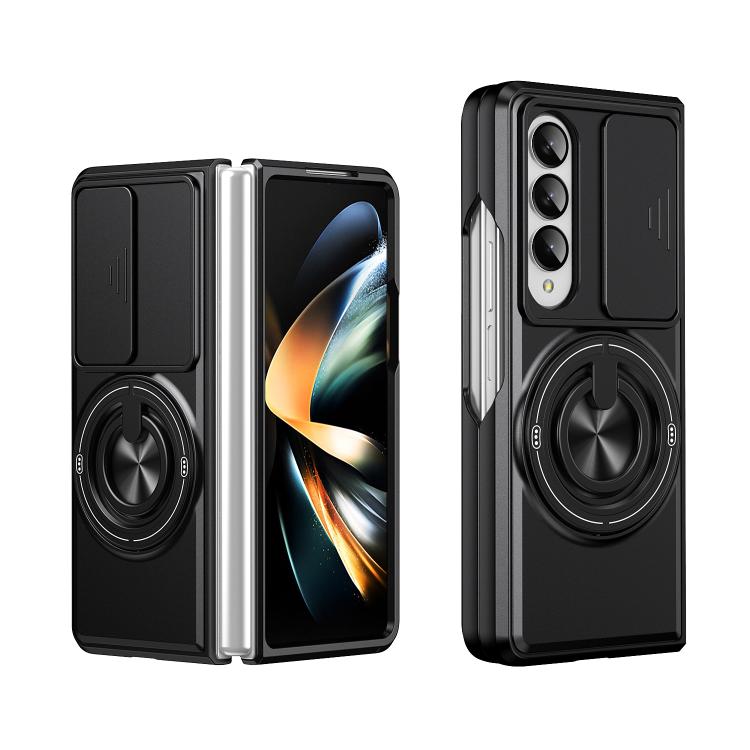 Lens Sliding Window Multifunctional Magnetic Shockproof Phone Case, For Galaxy Z Fold8 5G, For Samsung Galaxy Z Fold7 5G, For Galaxy Z Flip7 5G, For Galaxy Z Fold6 5G, For Galaxy Z Fold5 5G, For Galaxy Z Fold4 5G, For Galaxy Z Flip4 5G                 ...