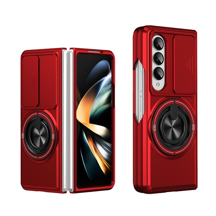 Lens Sliding Window Multifunctional Magnetic Shockproof Phone Case, For Galaxy Z Fold8 5G, For Samsung Galaxy Z Fold7 5G, For Galaxy Z Flip7 5G, For Galaxy Z Fold6 5G, For Galaxy Z Fold5 5G, For Galaxy Z Fold4 5G, For Galaxy Z Flip4 5G                 ...