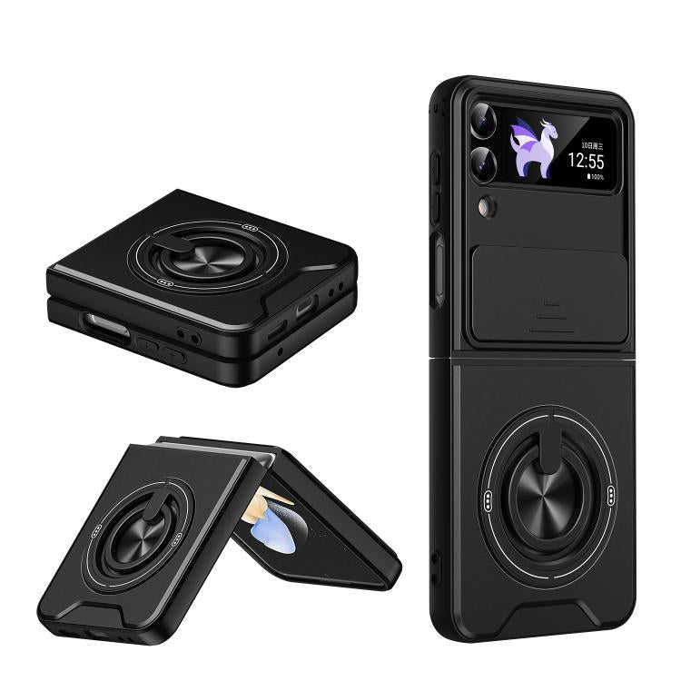 Lens Sliding Window Multifunctional Magnetic Shockproof Phone Case, For Galaxy Z Fold8 5G, For Samsung Galaxy Z Fold7 5G, For Galaxy Z Flip7 5G, For Galaxy Z Fold6 5G, For Galaxy Z Fold5 5G, For Galaxy Z Fold4 5G, For Galaxy Z Flip4 5G                 ...