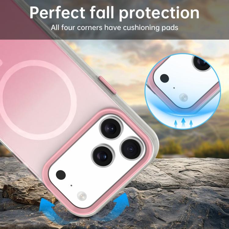Candy Gradient Series 3 in 1 Hybrid Magnetic Phone Case, For iPhone 14, For iPhone 14 Pro, For iPhone 14 Pro Max, For iPhone 13 Pro Max, For iPhone 13 Pro, For iPhone 13