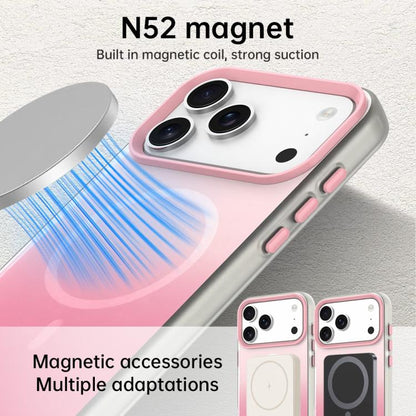 Candy Gradient Series 3 in 1 Hybrid Magnetic Phone Case, For iPhone 14, For iPhone 14 Pro, For iPhone 14 Pro Max, For iPhone 13 Pro Max, For iPhone 13 Pro, For iPhone 13