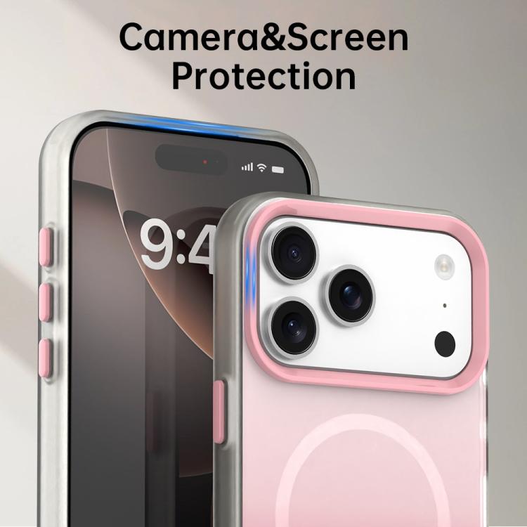 Candy Gradient Series 3 in 1 Hybrid Magnetic Phone Case, For iPhone 14, For iPhone 14 Pro, For iPhone 14 Pro Max, For iPhone 13 Pro Max, For iPhone 13 Pro, For iPhone 13