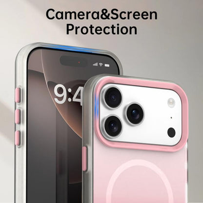 Candy Gradient Series 3 in 1 Hybrid Magnetic Phone Case, For iPhone 14, For iPhone 14 Pro, For iPhone 14 Pro Max, For iPhone 13 Pro Max, For iPhone 13 Pro, For iPhone 13