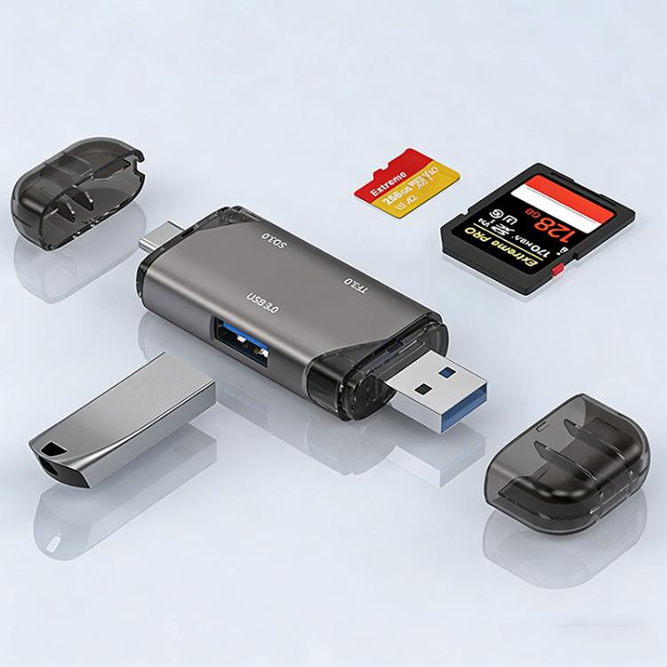 5 in 1 USB3.0 Multi-functional High-speed Card Reader, 5 in 1