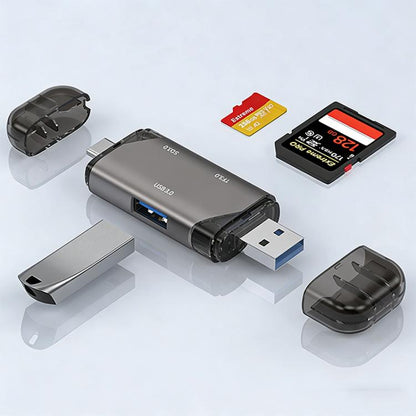 5 in 1 USB3.0 Multi-functional High-speed Card Reader, 5 in 1