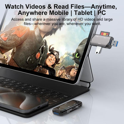 5 in 1 USB3.0 Multi-functional High-speed Card Reader, 5 in 1