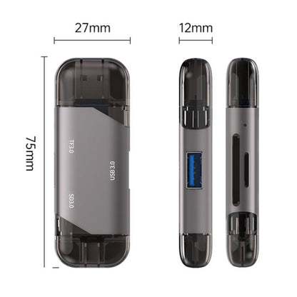 5 in 1 USB3.0 Multi-functional High-speed Card Reader, 5 in 1