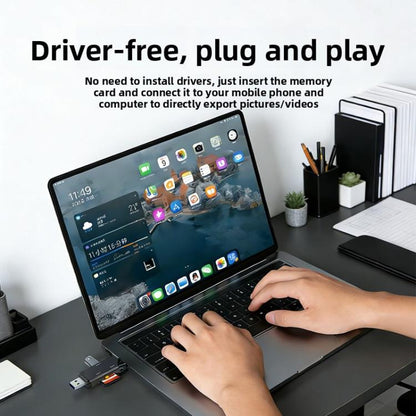 5 in 1 USB3.0 Multi-functional High-speed Card Reader, 5 in 1