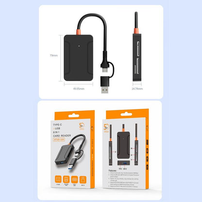 8 in 1 Multi-functional High-speed Card Reader, 8 in 1