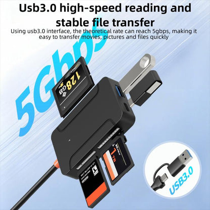 8 in 1 Multi-functional High-speed Card Reader, 8 in 1