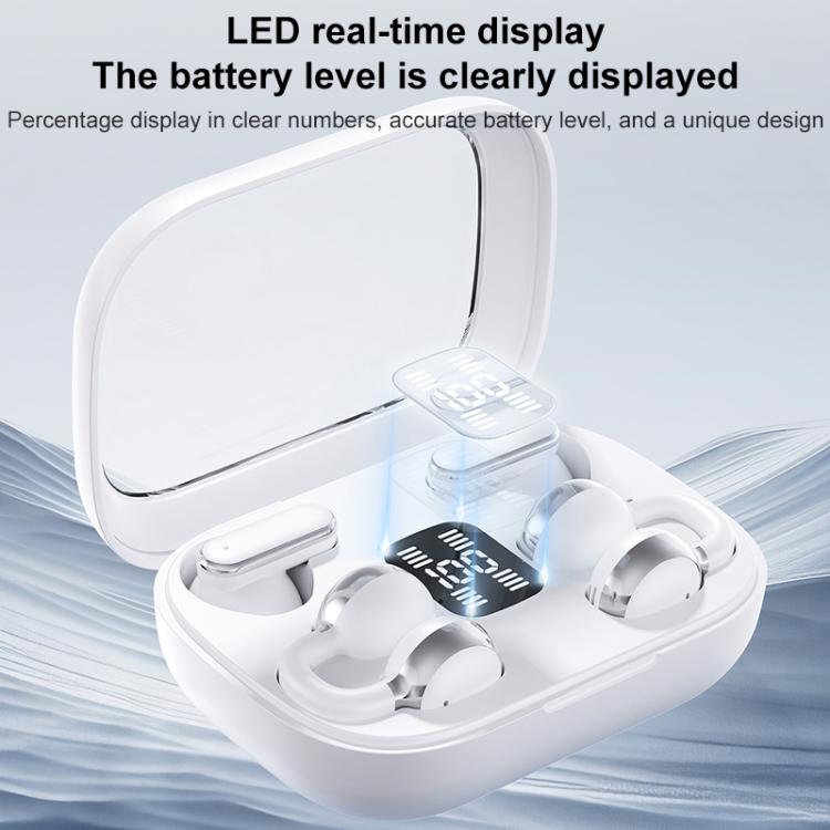 J-Q10 2 in 1 Clip-On and In-Ear Dual Earbuds ENC Noise Reduction True Wireless Bluetooth Earphones