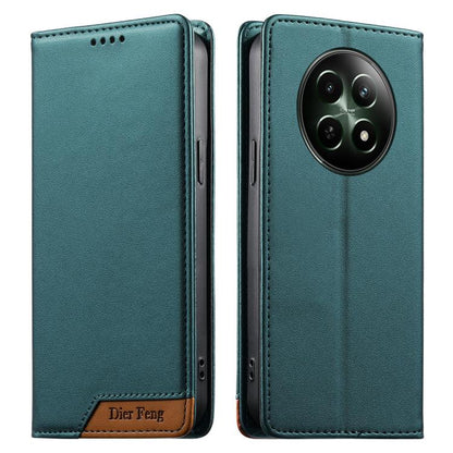 Dierfeng Splicing Strong Magnetic RFID Vegan Leather Phone Case, For Realme C63 4G / C61 4G / Narzo N63 4G, For Realme 12 5G / 12x 5G / C65 5G, For Realme GT 6 Global, For Realme 12+ / Narzo 70 5G, For Realme C67 4G / 12 Lite 4G                        ...
