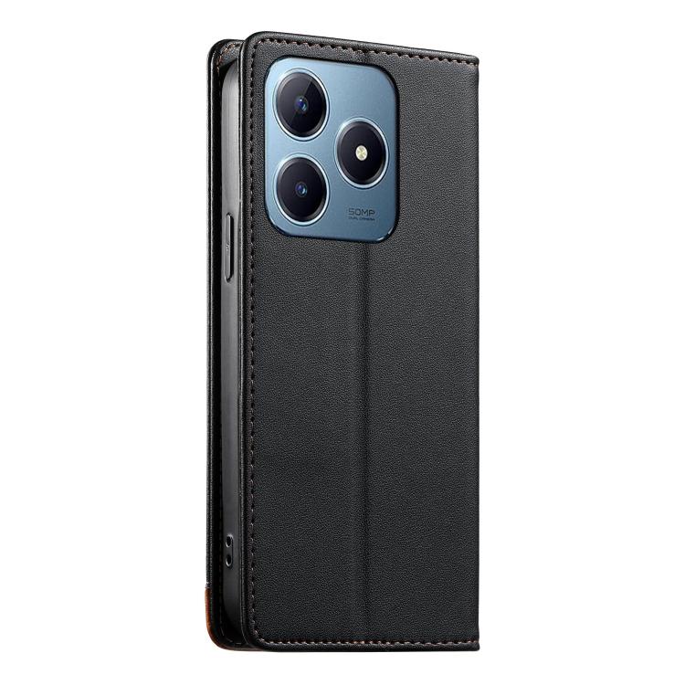 Dierfeng Splicing Strong Magnetic RFID Vegan Leather Phone Case, For Realme C63 4G / C61 4G / Narzo N63 4G, For Realme 12 5G / 12x 5G / C65 5G, For Realme GT 6 Global, For Realme 12+ / Narzo 70 5G, For Realme C67 4G / 12 Lite 4G                        ...