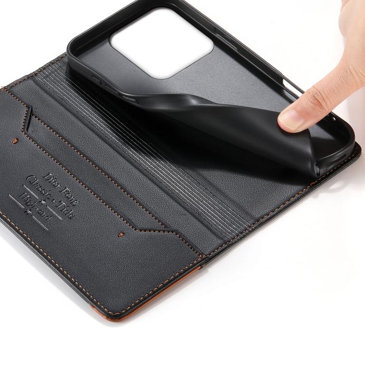 Dierfeng Splicing Strong Magnetic RFID Vegan Leather Phone Case, For Realme C63 4G / C61 4G / Narzo N63 4G, For Realme 12 5G / 12x 5G / C65 5G, For Realme GT 6 Global, For Realme 12+ / Narzo 70 5G, For Realme C67 4G / 12 Lite 4G                        ...