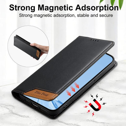 Dierfeng Splicing Strong Magnetic RFID Vegan Leather Phone Case, For Realme C63 4G / C61 4G / Narzo N63 4G, For Realme 12 5G / 12x 5G / C65 5G, For Realme GT 6 Global, For Realme 12+ / Narzo 70 5G, For Realme C67 4G / 12 Lite 4G                        ...