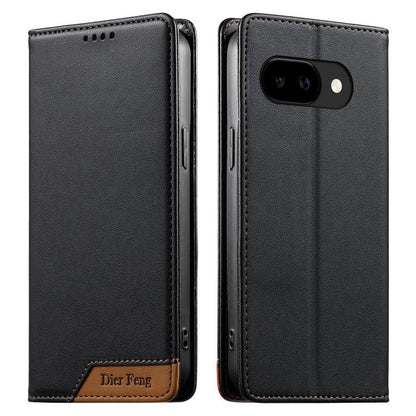 Dierfeng Splicing Strong Magnetic RFID Vegan Leather Phone Case, For Google Pixel 11 Pro XL, For Google Pixel 11 / Pixel 11 Pro, For Google Pixel 10a, For Google Pixel 10 Pro XL / Pixel 9 Pro XL, For Google Pixel 10 / 10 Pro / Pixel 9 / 9 Pro          ...