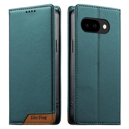 Dierfeng Splicing Strong Magnetic RFID Vegan Leather Phone Case, For Google Pixel 11 Pro XL, For Google Pixel 11 / Pixel 11 Pro, For Google Pixel 10a, For Google Pixel 10 Pro XL / Pixel 9 Pro XL, For Google Pixel 10 / 10 Pro / Pixel 9 / 9 Pro          ...