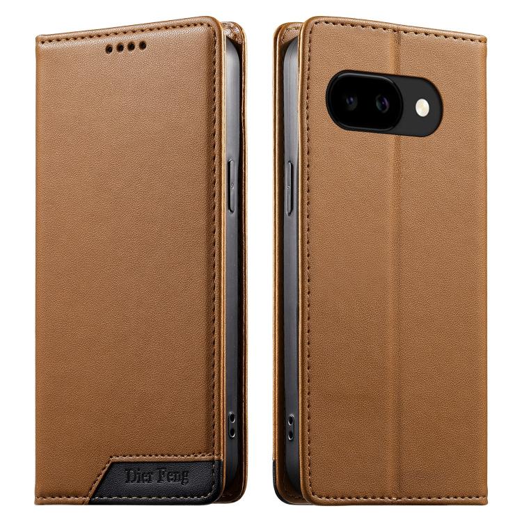Dierfeng Splicing Strong Magnetic RFID Vegan Leather Phone Case, For Google Pixel 11 Pro XL, For Google Pixel 11 / Pixel 11 Pro, For Google Pixel 10a, For Google Pixel 10 Pro XL / Pixel 9 Pro XL, For Google Pixel 10 / 10 Pro / Pixel 9 / 9 Pro          ...