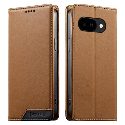 Dierfeng Splicing Strong Magnetic RFID Vegan Leather Phone Case, For Google Pixel 11 Pro XL, For Google Pixel 11 / Pixel 11 Pro, For Google Pixel 10a, For Google Pixel 10 Pro XL / Pixel 9 Pro XL, For Google Pixel 10 / 10 Pro / Pixel 9 / 9 Pro          ...