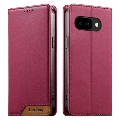 Dierfeng Splicing Strong Magnetic RFID Vegan Leather Phone Case, For Google Pixel 11 Pro XL, For Google Pixel 11 / Pixel 11 Pro, For Google Pixel 10a, For Google Pixel 10 Pro XL / Pixel 9 Pro XL, For Google Pixel 10 / 10 Pro / Pixel 9 / 9 Pro          ...