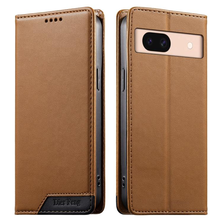 Dierfeng Splicing Strong Magnetic RFID Vegan Leather Phone Case, For Google Pixel 11 Pro XL, For Google Pixel 11 / Pixel 11 Pro, For Google Pixel 10a, For Google Pixel 10 Pro XL / Pixel 9 Pro XL, For Google Pixel 10 / 10 Pro / Pixel 9 / 9 Pro          ...