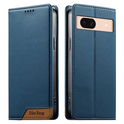 Dierfeng Splicing Strong Magnetic RFID Vegan Leather Phone Case, For Google Pixel 11 Pro XL, For Google Pixel 11 / Pixel 11 Pro, For Google Pixel 10a, For Google Pixel 10 Pro XL / Pixel 9 Pro XL, For Google Pixel 10 / 10 Pro / Pixel 9 / 9 Pro          ...