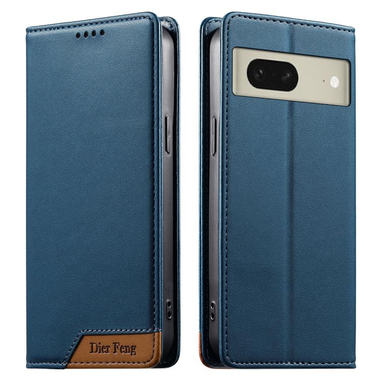 Dierfeng Splicing Strong Magnetic RFID Vegan Leather Phone Case, For Google Pixel 11 Pro XL, For Google Pixel 11 / Pixel 11 Pro, For Google Pixel 10a, For Google Pixel 10 Pro XL / Pixel 9 Pro XL, For Google Pixel 10 / 10 Pro / Pixel 9 / 9 Pro          ...