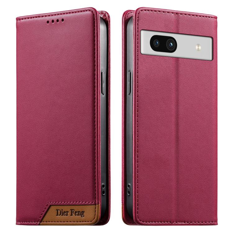 Dierfeng Splicing Strong Magnetic RFID Vegan Leather Phone Case, For Google Pixel 11 Pro XL, For Google Pixel 11 / Pixel 11 Pro, For Google Pixel 10a, For Google Pixel 10 Pro XL / Pixel 9 Pro XL, For Google Pixel 10 / 10 Pro / Pixel 9 / 9 Pro          ...