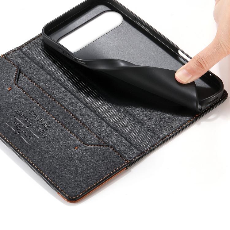 Dierfeng Splicing Strong Magnetic RFID Vegan Leather Phone Case, For Google Pixel 11 Pro XL, For Google Pixel 11 / Pixel 11 Pro, For Google Pixel 10a, For Google Pixel 10 Pro XL / Pixel 9 Pro XL, For Google Pixel 10 / 10 Pro / Pixel 9 / 9 Pro          ...