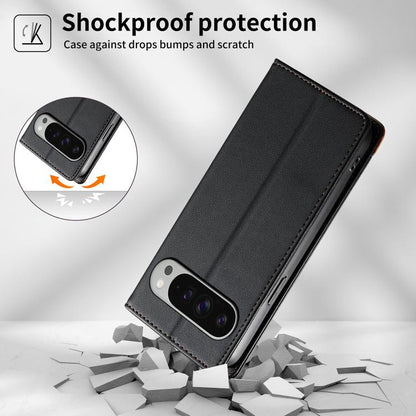 Dierfeng Splicing Strong Magnetic RFID Vegan Leather Phone Case, For Google Pixel 11 Pro XL, For Google Pixel 11 / Pixel 11 Pro, For Google Pixel 10a, For Google Pixel 10 Pro XL / Pixel 9 Pro XL, For Google Pixel 10 / 10 Pro / Pixel 9 / 9 Pro          ...