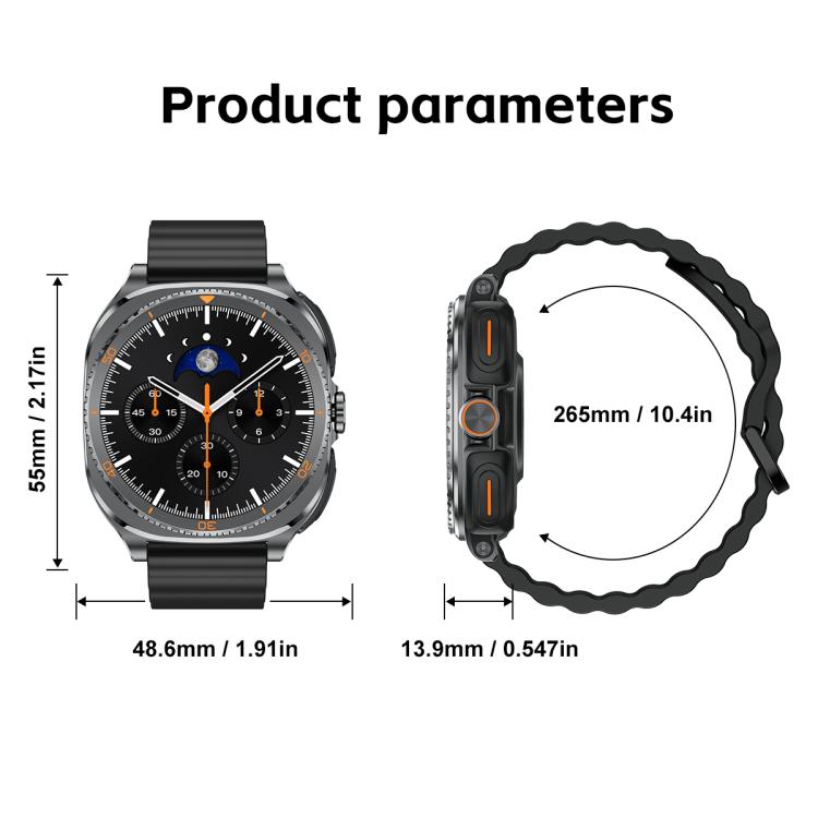 GT99 1.53-inch Display 2-in-1 Smart Sports Watch TWS Bluetooth Earphones