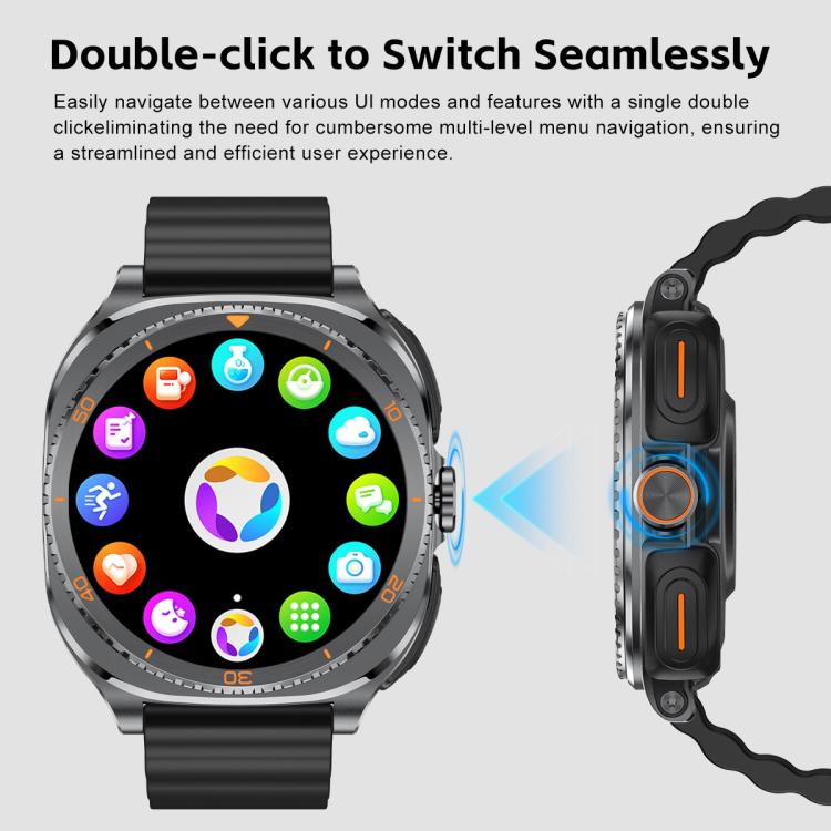 GT99 1.53-inch Display 2-in-1 Smart Sports Watch TWS Bluetooth Earphones
