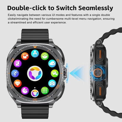 GT99 1.53-inch Display 2-in-1 Smart Sports Watch TWS Bluetooth Earphones