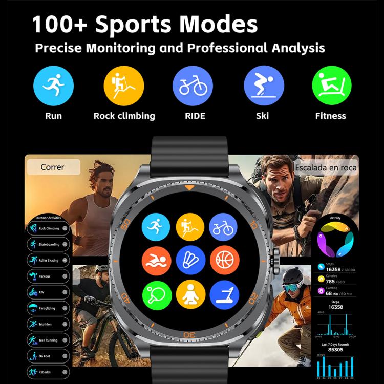 GT99 1.53-inch Display 2-in-1 Smart Sports Watch TWS Bluetooth Earphones