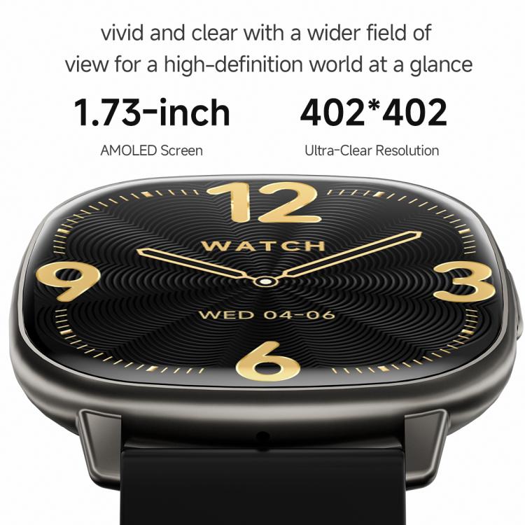 HD17 Air 1.73-inch AMOLED Display Ultra-thin Smart Sports Watch