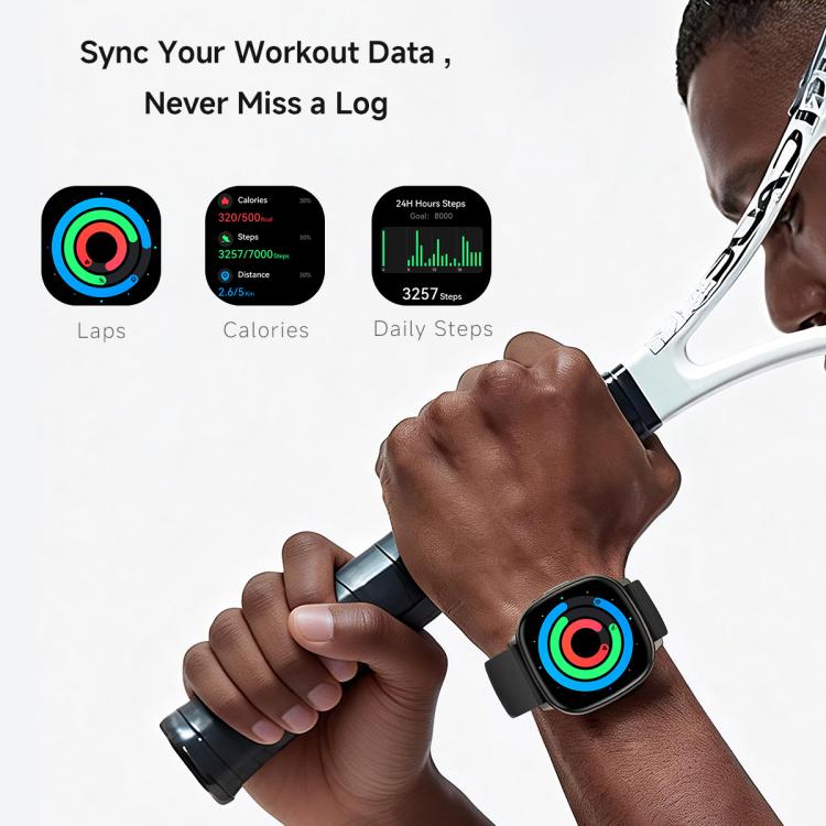 HD17 Air 1.73-inch AMOLED Display Ultra-thin Smart Sports Watch