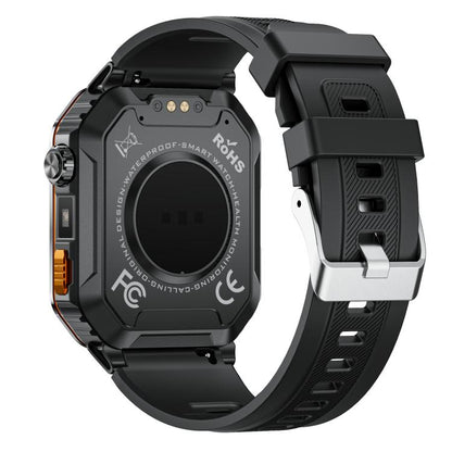 MT62 2.01-inch IPS Display Outdoor Adventures Smart Watch with 1000mAh Battery & Flashlight