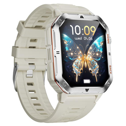 MT62 2.01-inch IPS Display Outdoor Adventures Smart Watch with 1000mAh Battery & Flashlight