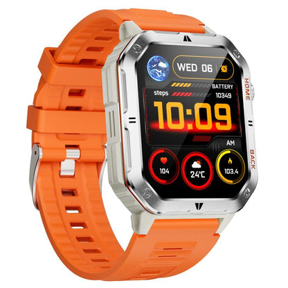 MT62 2.01-inch IPS Display Outdoor Adventures Smart Watch with 1000mAh Battery & Flashlight