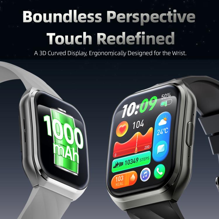 MT66 1.83-inch IPS Curved Screen Smart Watch with 1000mAh Battery