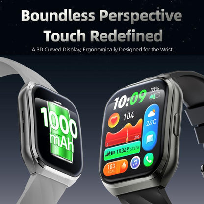 MT66 1.83-inch IPS Curved Screen Smart Watch with 1000mAh Battery