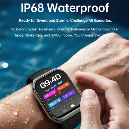MT66 1.83-inch IPS Curved Screen Smart Watch with 1000mAh Battery