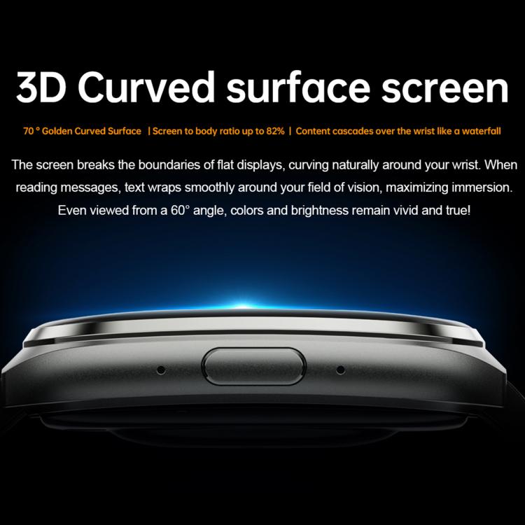 MT66 1.83-inch IPS Curved Screen Smart Watch with 1000mAh Battery