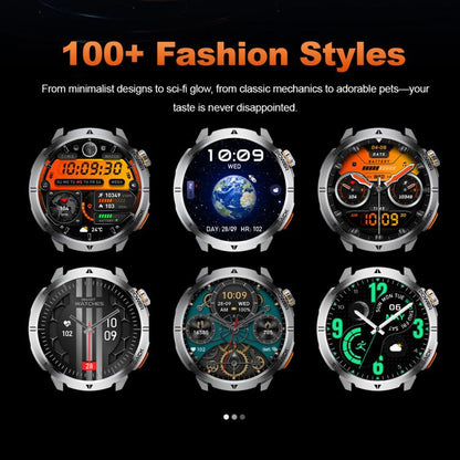 MT68 1.7-inch IPS Display Outdoor Adventures Smart Watch with 1000mAh Battery & Flashlight