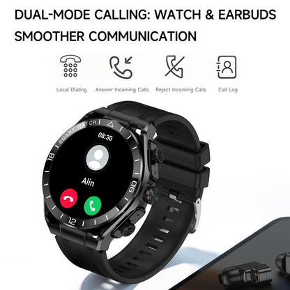 T95E 1.52-inch Display 2-in-1 Smart Sports Watch TWS Bluetooth Earphones