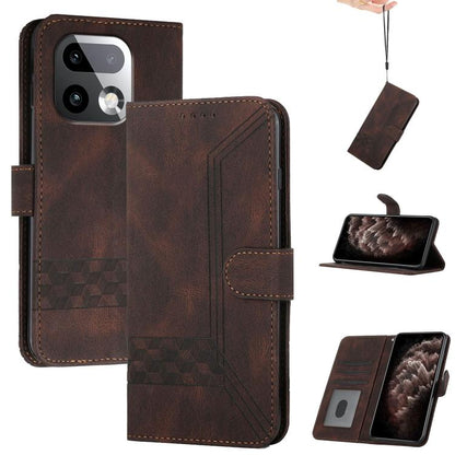 Cubic Skin Feel Flip Leather Phone Case, For Realme 16T 5G, For Realme C100 4G, For Realme P4 Power 5G, For Realme Note 80 4G, For Realme Neo8 5G, For Realme 16 5G, For Realme 16 Pro+ 5G Global, For Realme 16 Pro 5G Global